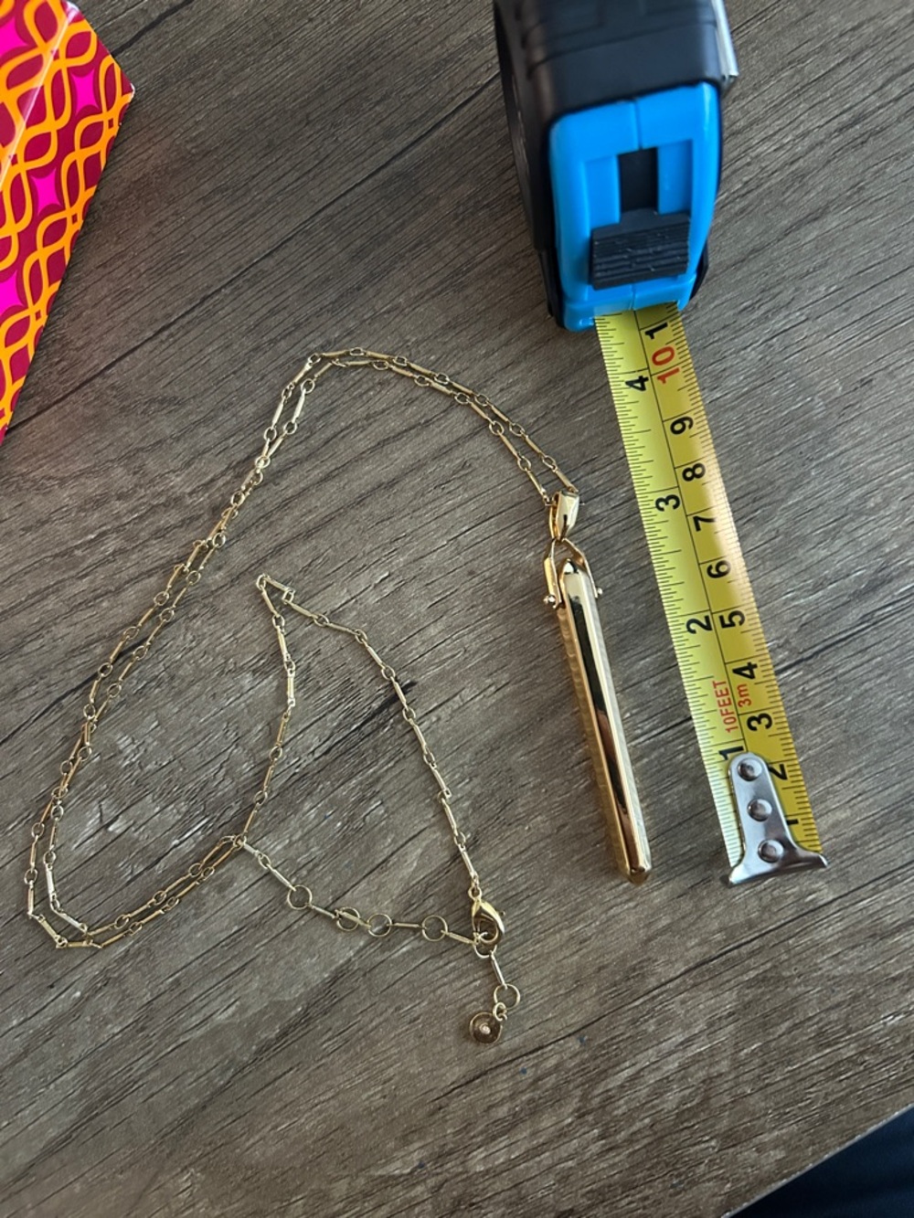 Stella & Dot Reb Pendant Necklace Rose Gold